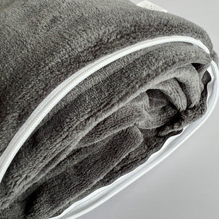 2 in 1 Travel Blanket and Pillow Set - Warm Blanket and Inflatable Pillow in One - Cabin Max