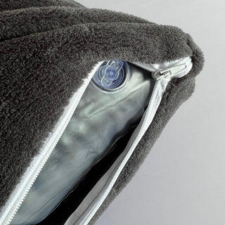 2 in 1 Travel Blanket and Pillow Set - Warm Blanket and Inflatable Pillow in One - Cabin Max