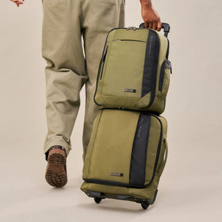 Manhattan Pro Luggage Set 24L (40x30x20) Backpack & 30L Trolley (45x36x20)