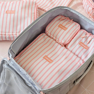 Classic Striped 5-Piece Packing Cube Set